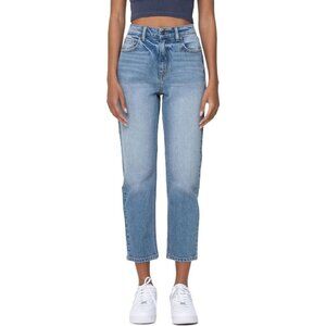 Cello High Rise Straight Crop Light Wash Jeans Size 9